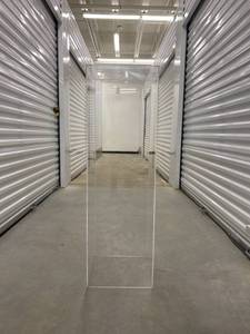 lot 150 image: Tall Lucite Clear Pillar for Display
