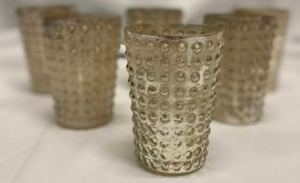 lot 235 image: Silver Knobby Votive Candle Holder 4.25 x 3