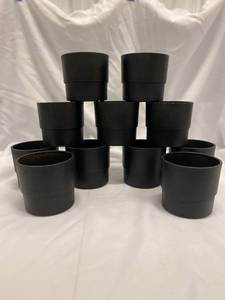 lot 265 image: Black Plastic Planters 3.75 x 40 (11)