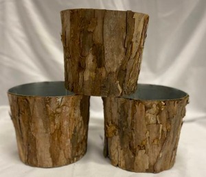 lot 267 image: Birch Bark Planters  6 x 7 (3)