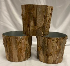 lot 271 image: Birch Bark Planters  6 x 7 (3)