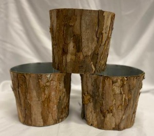 lot 280 image: Birch Bark Planters  6 x 7 (3)
