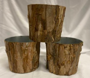 lot 281 image: Birch Bark Planters  6 x 7 (3)