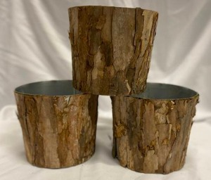 lot 283 image: Birch Bark Planters  6 x 7 (3)