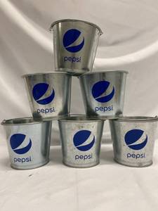lot 312 image: Galvanized Pepsi Buckets (6)