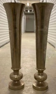 lot 409 image: Tall Silver Vase (2)