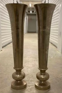 lot 410 image: Tall Silver Vase (2)