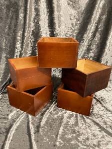 lot 530 image: Large Wooden Planters (6)