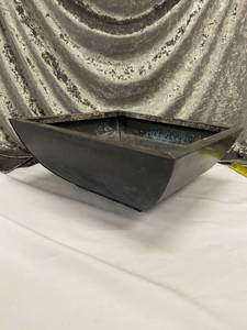 lot 674 image: Black Metal Planter