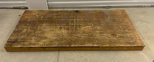 lot 213 image: Sturdy Wood Base 80 x 36 x 4