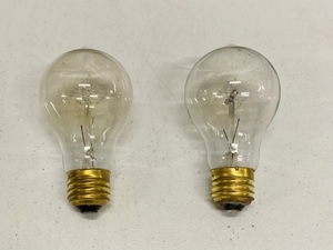 lot 597 image: 2 Edison Bulbs Vintage Victorian Bulb