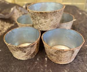 lot 720 image: 5 Birch Bark Buckets