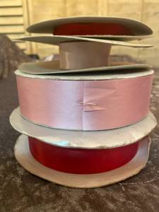 lot 737 image: Various Spools of Ribbon - See Pictures for width and colors