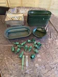 lot 763 image: 13 Centerpiece Trays