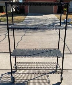 lot 166 image: Wire Shelving Unit