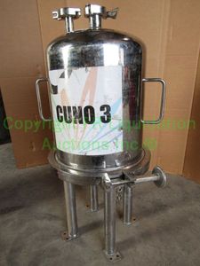 lot 8 image: Steel & Obrien stainless steel food grade containment reservoir