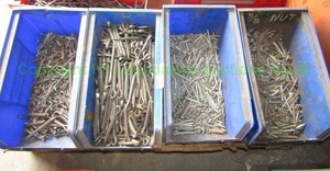 lot 249 image: Industrial cotter pins various sizes as shown
