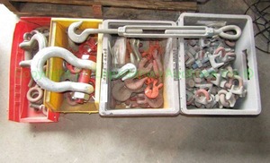 lot 248 image: Assorted industrial connector loops plus as shown