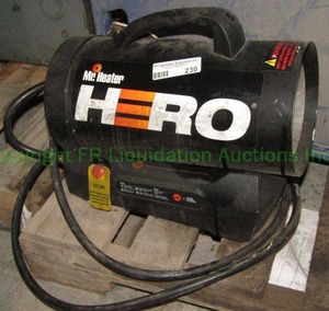 lot 230 image: Mr. Heater Hero model MH35CLP propane heater