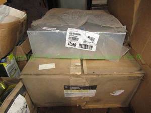 lot 217 image: Hoffman load center utility box and GE panel box