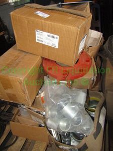 lot 215 image: Assorted electrical conduit connectors and hardware as shown, generous quantity