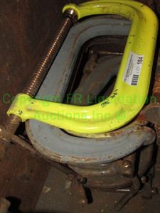lot 184 image: Large heavy duty C clamps 10 count