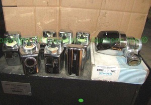 lot 167 image: Sloan hands free auto flushers and Moen sink faucet