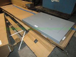 lot 154 image: Square D breaker box panel doors as shown, unused