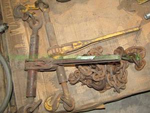 lot 148 image: Cablechain tensioners and chain