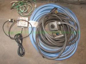 lot 118 image: Power cords including 220240