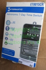 lot 84 image: Intermatic astronomic 7-day time switch ET8015CR, unused in original box