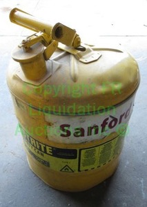 lot 94 image: Justrite self closing solvent safety can, 5 gallon