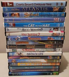 lot 24 image: LOT OF 18 DVD MOVIES IN ASSORTED TITLES AS SHOWN. (YOUR BID X 18)