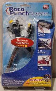 lot 30 image: ROTO PUNCH TOOL IN UNOPENED PACKAGE AS SHOWN.