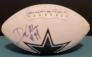 lot 39 image: LIMITED EDITION DALLAS COWBOYS FOOTBALL SIGNED BY FORMER PLAYER DEMARCUS WARE #94 AS SHOWN.