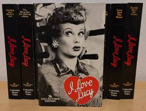 lot 43 image: SET OF 10 I LOVE LUCY COLLECTORS EDITION VHS VIDEOS AS SHOWN.