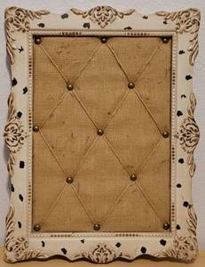 lot 45 image: HOBBY LOBBY HOME ACCENTS WALL DECOR FRAMEBULLETIN IN STYLE, COLOR, AND CONDITION SHOWN. APPROX. 15.75 W x 20.5 H.