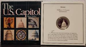 lot 96 image: 1994 THE U.S. CAPITOL SILVER DOLLAR COIN IN ORIGINAL BOXDISPLAY AS SHOWN.