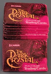 lot 106 image: LOT OF 15 UNOPENED PACKS OF 1982 DONRUSS THE DARK CRYSTAL TRADING CARDS AS SHOWN. (YOUR BID X 15)