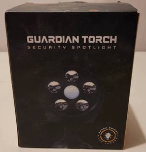 lot 137 image: GUARDIAN TORCH SECURITY SPOTLIGHT MODEL AH2-12 IN BOX AS SHOWN.