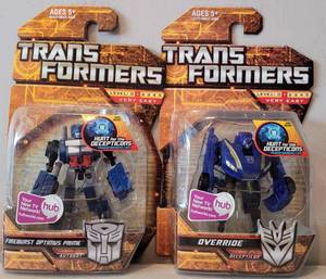 lot 191 image: LOT OF 2 TRANSFORMERS FIGURES IN UNOPENED PACKAGES AS SHOWN. (YOUR BID X 2)