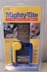 lot 193 image: MIGHTY-TITE THE ULTIMATE CAR SEAT BELT TIGHTENER IN UNOPENED PACKAGE AS SHOWN.