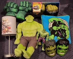 lot 225 image: ACTION FIGURE TOYS AND DECOR AS SHOWN.