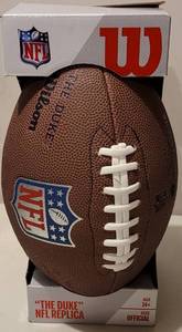 lot 247 image: WILSON THE DUKE NFL REPLICA FOOTBALL IN PACKAGE AS SHOWN.