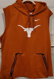lot 262 image: TEXAS LONGHORNS NIKE HOODIE IN STYLE, COLOR, AND CONDITION SHOWN.