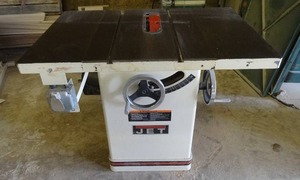 lot 1 image: Jet 10 Titlting Cabinet Base Table Saw - Model # JTAS-10XL-1