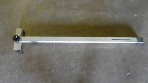 lot 25 image: Biesemeyer Table Saw Blade Guard 46 Extension Arm