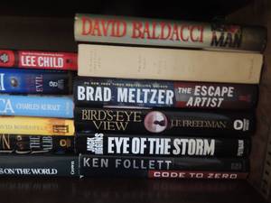 lot 78 image: Book Lot- William Burnhardt Readers digest Brad Meltzer Eye of the storm
