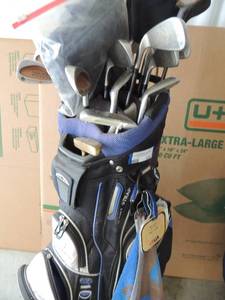 lot 131 image: Set of mens Burner Knight golf clubs