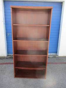 lot 30 image: BUSH Business Furniture, 5-Adjustable Shelf Book Case